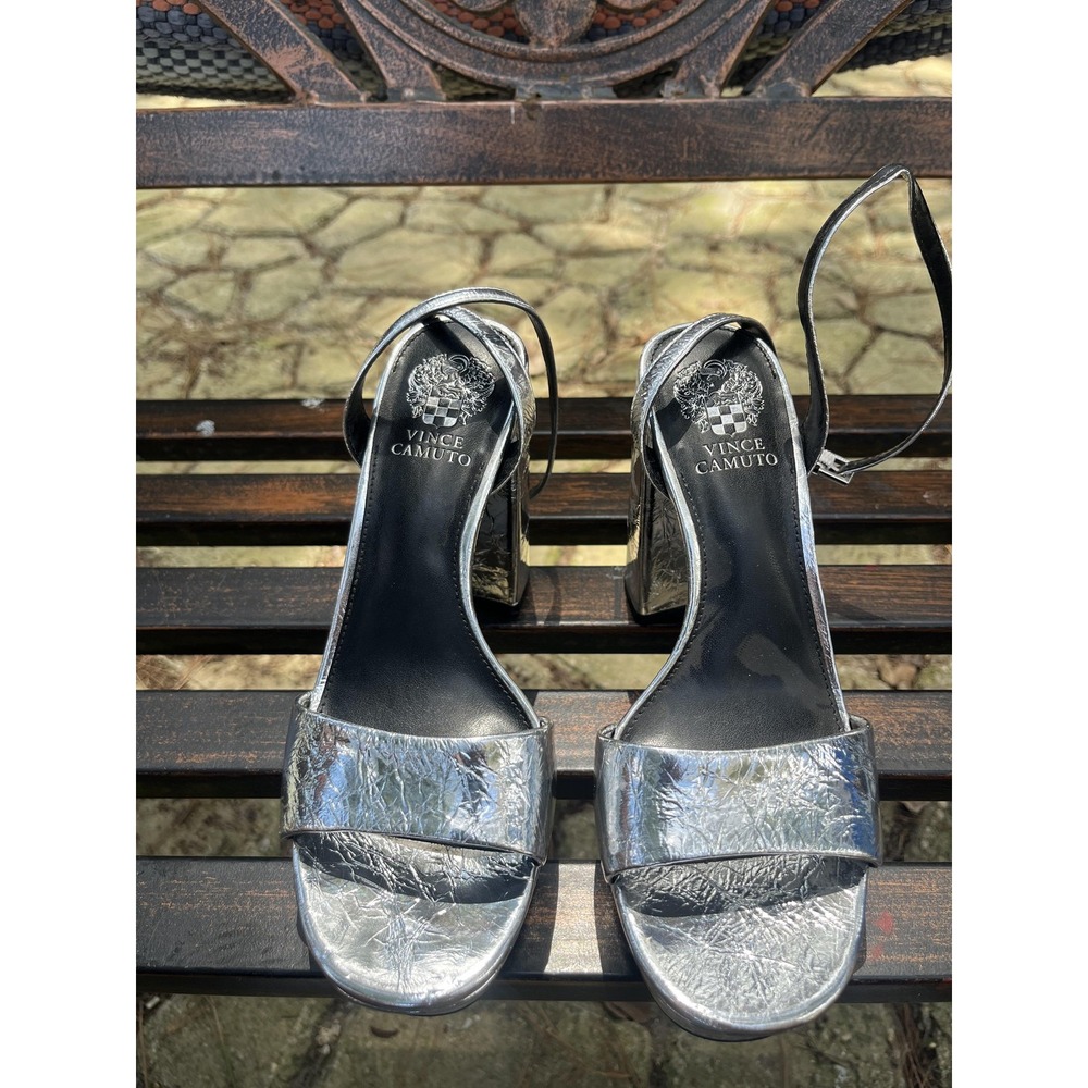 Vince Camuto Shoes Womens Size 7M Block Heel Sandals Strappy Dressy Formal Part